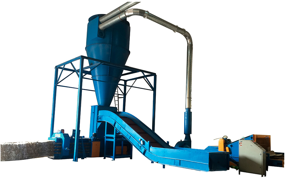 Small-sized Full Automatic Balers with Cyclone for Packaging Plants XTPack