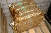 Disposal of waste foil – baling press