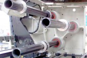 Additional, 3rd foil re-wind shaft longitudinal (optional)