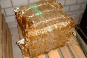Disposal of waste foil – baling press