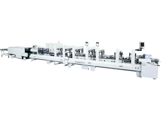 High speed folding and gluing machine SBL