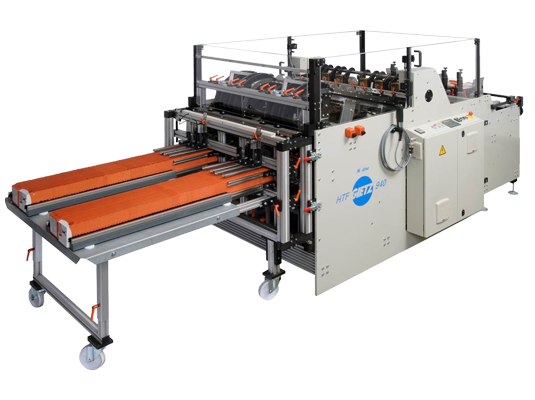 Erecting and gluing machine for conical trays made of cardboard and corrugated board Gietz HTF