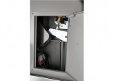 Safety latch for blade carrier