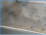 Paper unloading platform structure